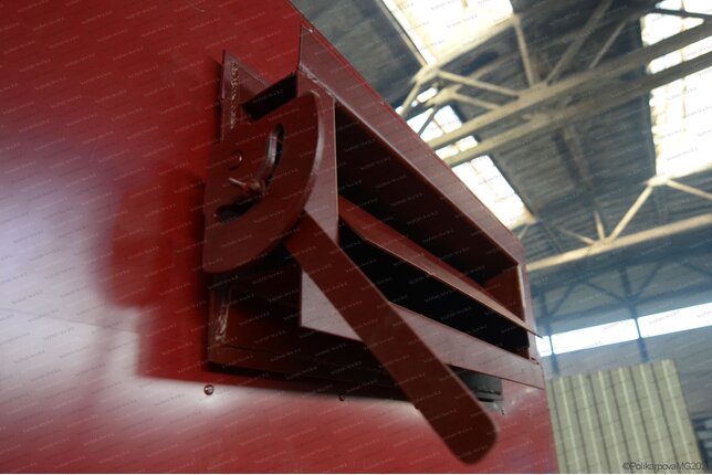 Шибер газохода к твердотопливному котлу 0.5 МВт