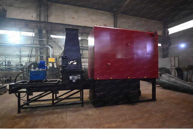 Котел 1.16 МВт на опилках с автоматической подачей