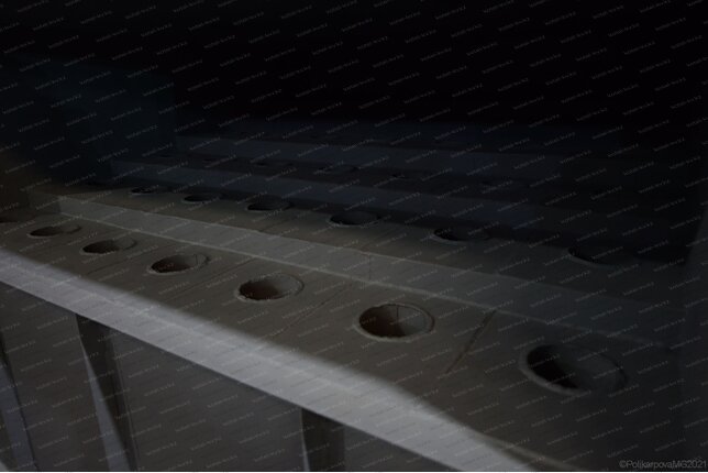 Отверстия выхлопных труб ЦБ 25 циклона