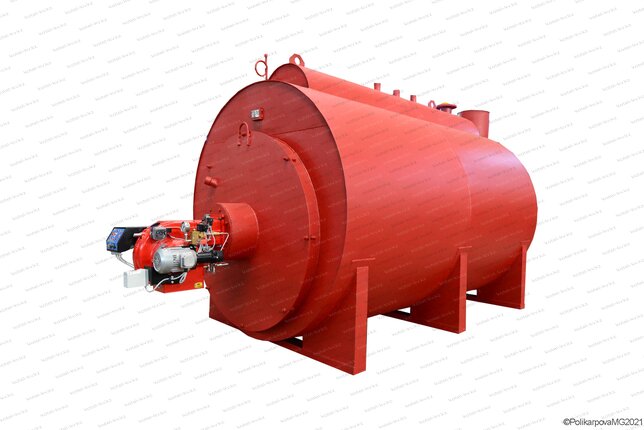 Паровой дизельный котел 1000 кг в час с температурой 115 С