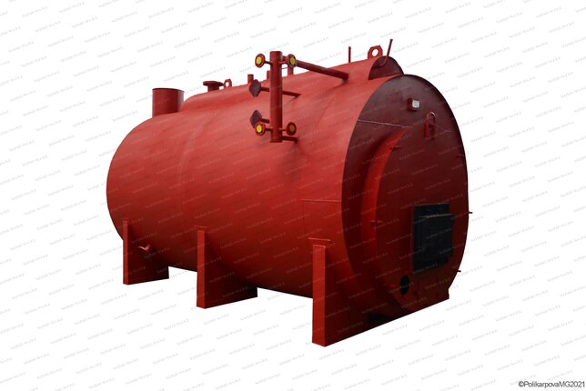 Паровой угольный котел 2 тонн в час с температурой 170 С